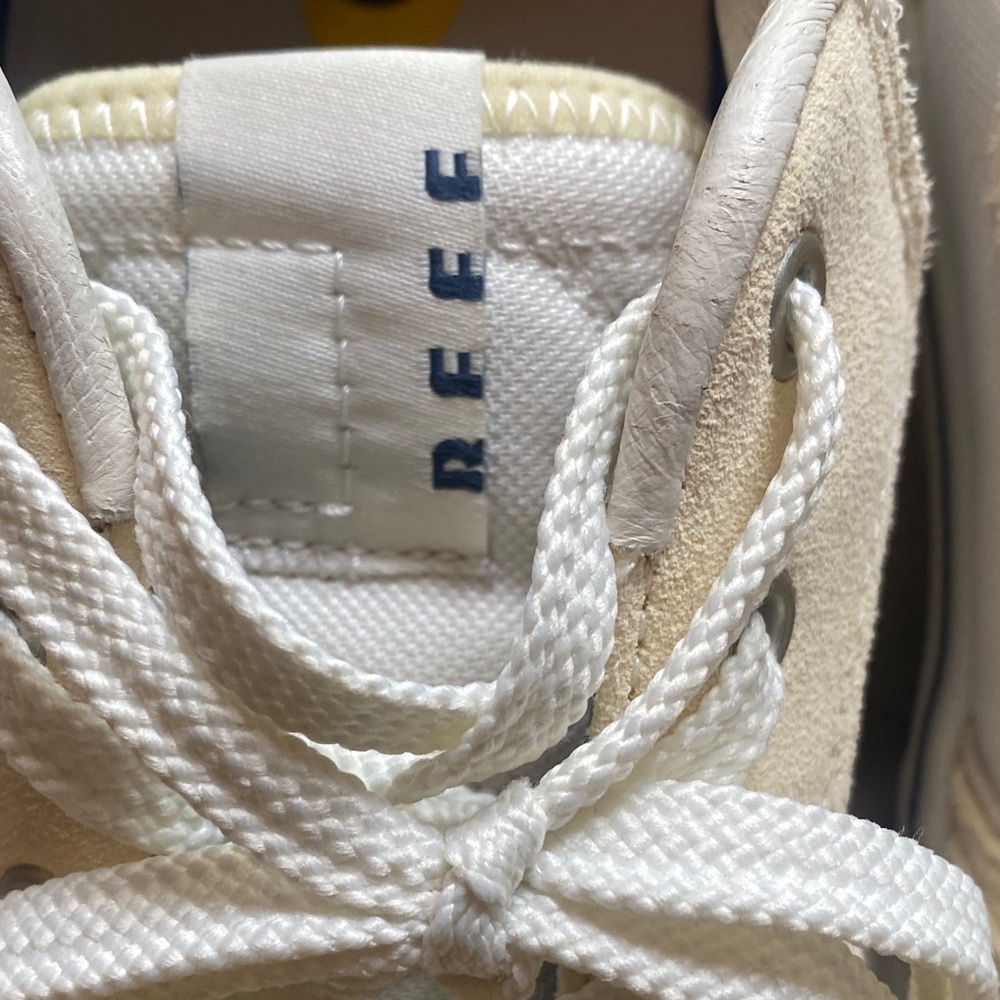 Reef Cream and White Athletic Shoes - Picture 5 of 9